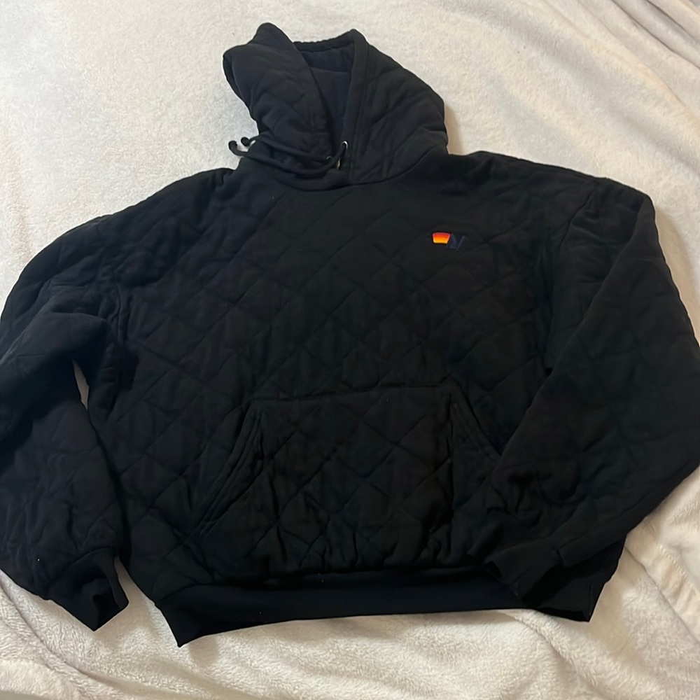 Aviator Nation Quilted Sweatshirt